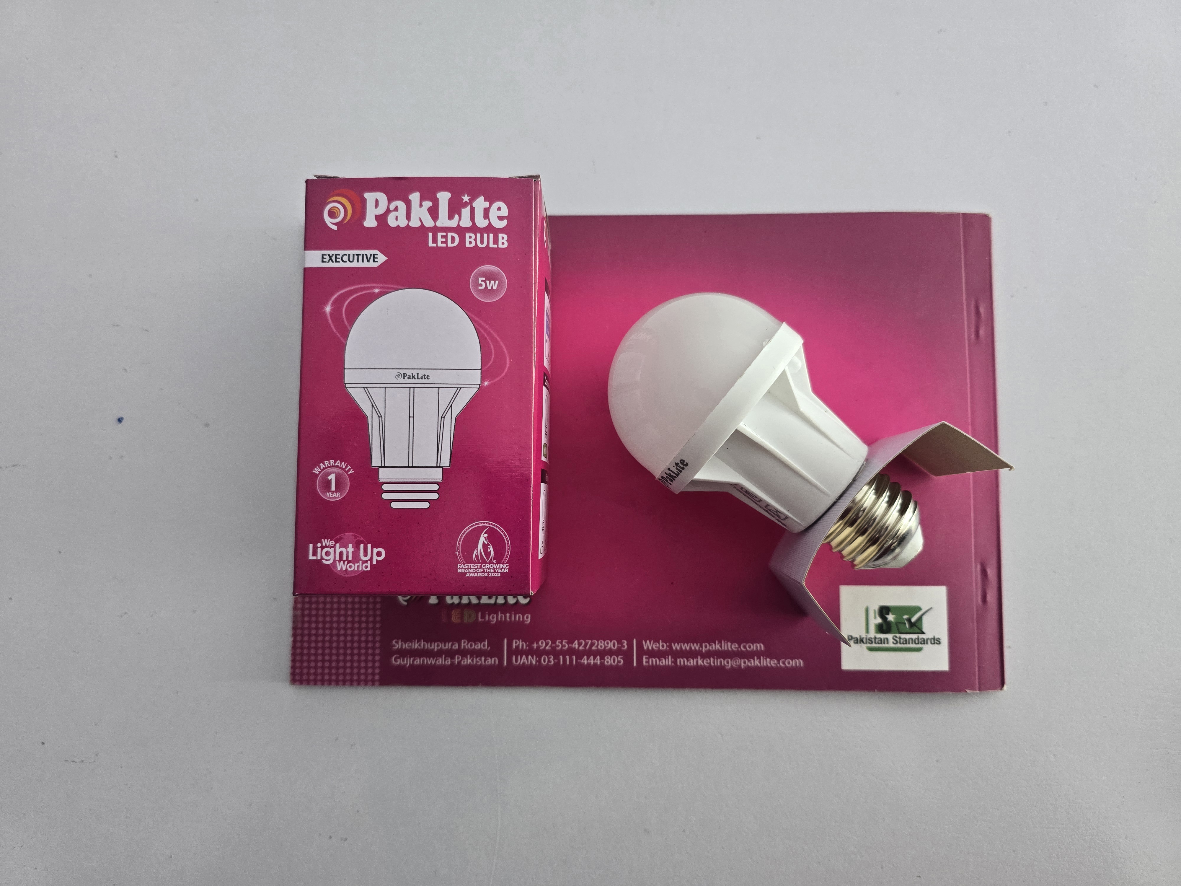 PAKLITE 5W BULB SMALL  E-27